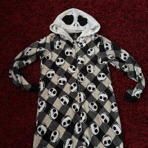 Disney Nightmare Before Christmas Jack Skellington Union Suit Pajamas sz L